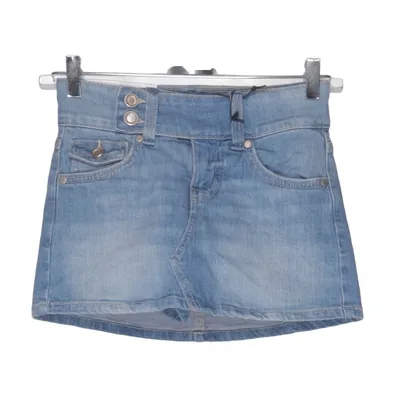 Spijkerrok (Blauw) van Bershka Katoen, Elastaan