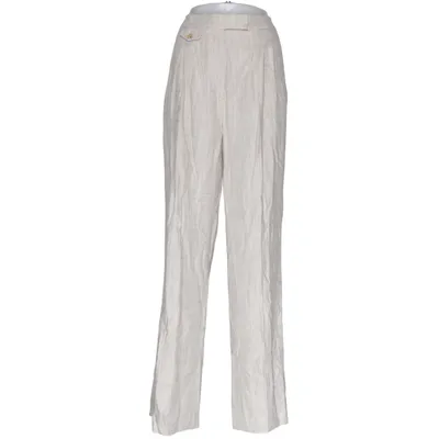 Kostuumbroek (Beige) van One and Other Linnen, Polyester, Viscose