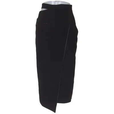 Wrap skirt (Black) from Nathalie Schuterman Polyamide, Viscose, Wool