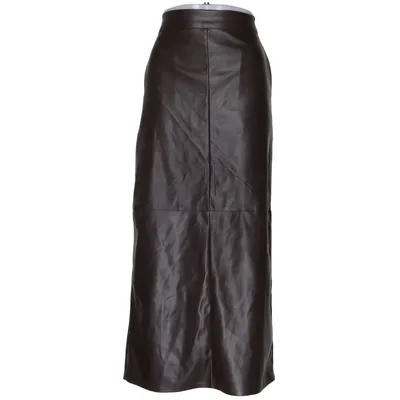 Vinyl skirt (Brown) from Amisu Polyester, Polyurethane