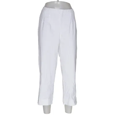 Pantalon patte d'éléphant (Blanc) de Qneel Élasthane, Polyamide, Viscose