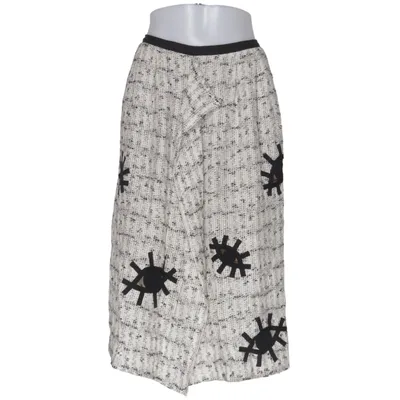 Nederdel (Hvid, Sort) fra Roland Mouret Bomuld, Silke, Viscose