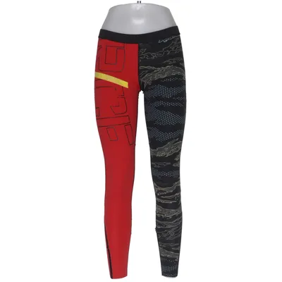 Collants de sport (Noir, Rouge, Multicolore) de Reebok Crossfit Élasthane, Polyamide