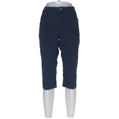 Pantacourt (Bleu) de Luhta Coton, Élasthane, Cuir
