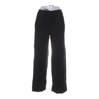 Palazzo broek (Zwart) van Uniqlo Katoen, Linnen, Polyester, Viscose