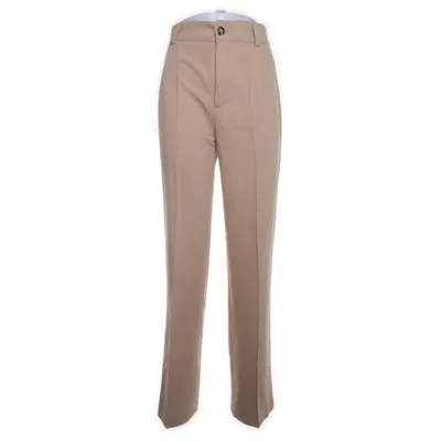 Broek (Beige) van Zara Elastaan, Polyester, Viscose