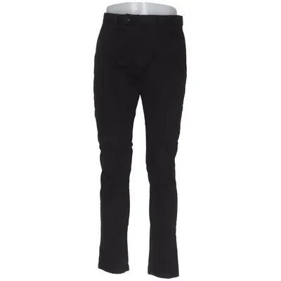 Chinos (Black) from John Henric Cotton, Elastane, Polyester