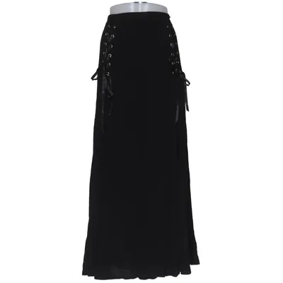 Maxi skirt (Black) from Restyle Elastane, Polyamide, Viscose