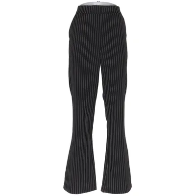 Palazzo broek (Zwart, Wit) van Monica Geuze x NA-KD Polyester, Viscose
