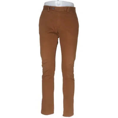 Chino (Marron) de John Henric Coton, Élasthane, Polyester
