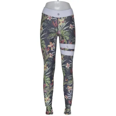 Sportleggings (Groen, Meerkleurig) van Stronger Elastaan, Polyester