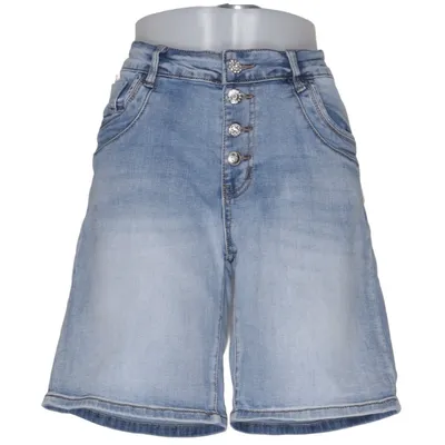 Denim shorts (Blue) from Marta du Chateau Cotton, Elastane, Polyester, Viscose