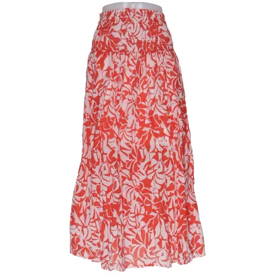 Maxi nederdel (Rød, Hvid) fra Lindex Bomuld, Polyester