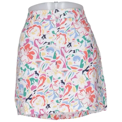 Skort (White, Multicolored) from St. John's Bay Cotton, Elastane