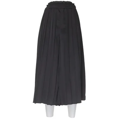 Pantalon patte d'éléphant (Noir) de Capsule Élasthane, Polyester