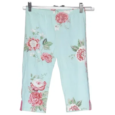 Driekwart broek (Groen, Meerkleurig) van Joules Katoen, Elastaan