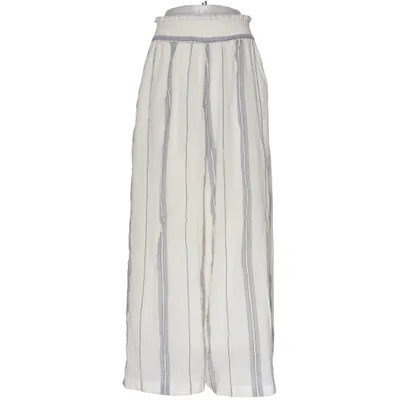 Pantalon patte d'éléphant (Blanc, Multicolore) de H&M Trend Coton, Viscose