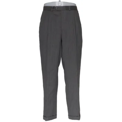 Suit pants (Gray) from Turo Polyester, Wool