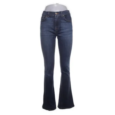 Spijkerbroek (Blauw) van 7 for All Mankind Katoen, Elastaan