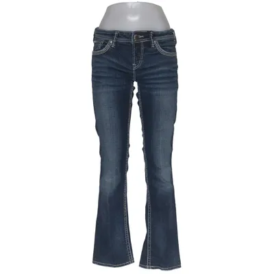 Spijkerbroek (Blauw) van Silver Jeans Katoen, Elastaan