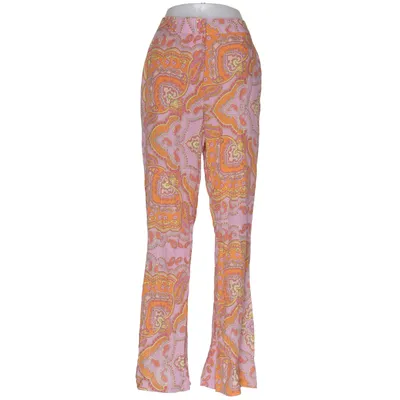 Palazzobukser (Pink, Orange, Gul) fra Mango Linned, Lyocell