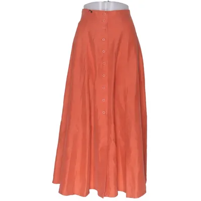 Maxi rok (Oranje) van United Colors of Benetton Zijde