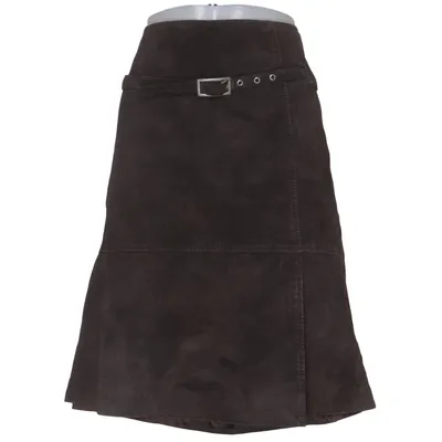Leren rok (Bruin) van Twilfit Leer, Polyester