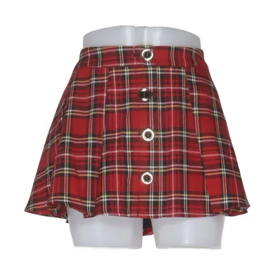 Skirt (Red, Black, White) from Majorelle Elastane, Polyester, Viscose