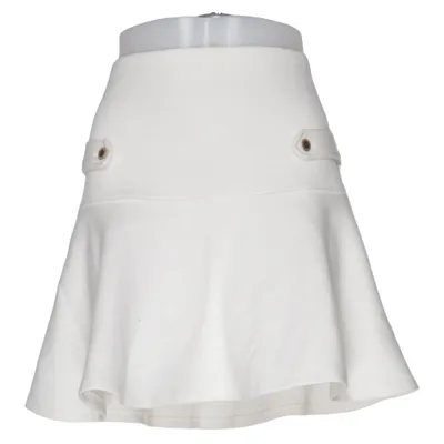 Skirt (White) from Holly & Whyte by Lindex Elastane, Polyester, Viscose