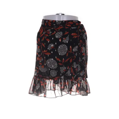 Jupe portefeuille (Noir, Multicolore) de Kilibbi Coton, Polyester