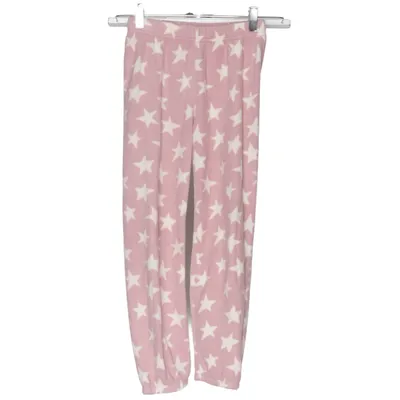 Pyjamasbukser (Pink, Hvid) fra Softer Days Polyester