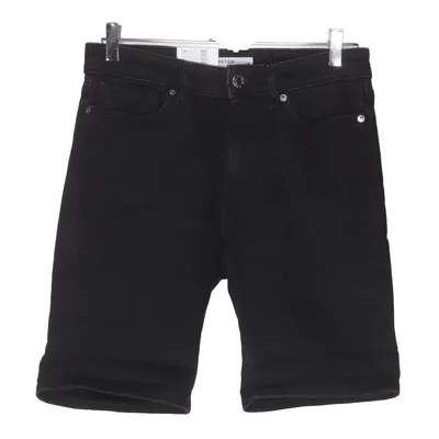 Denim shorts (Black) from Cubus Man Elastane, Recycled cotton