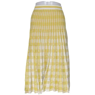 Skirt (Yellow, White) from Baum Und Pferdgarten Metallic fiber, Polyamide, Polyester, Viscose