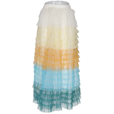 Tule rok (Wit, Geel, Blauw, Groen, Meerkleurig) van Azara Polyester