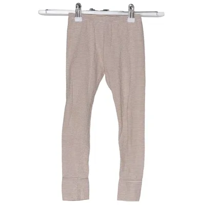 Pants (Beige, White) from Gray Label Elastane, Organic cotton