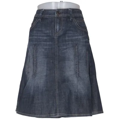 Jeanskjol (Blå) från ESPRIT Denim Bomull, Elastan