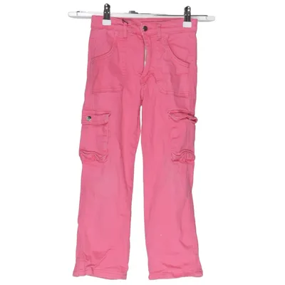 Cargo broek (Roze) van Rikiki Katoen, Elastaan