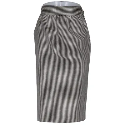 Rok (Zwart, Wit) van Escada by Margaretha Ley Kasjmier, Viscose, Wol