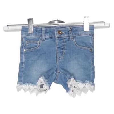 Jeansshorts (Blå, Vit) från Lab Industries Bomull, Elastan