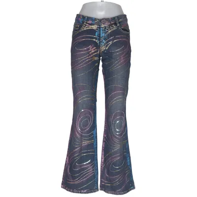 Spijkerbroek (Blauw, Meerkleurig) van Miss Sixty Katoen, Elastaan, Polyester
