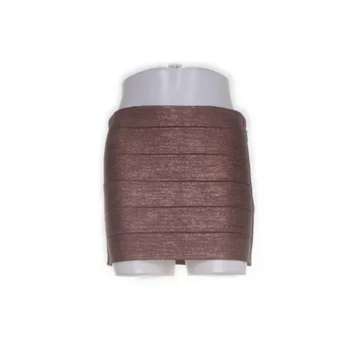Skirt (Brown) from Haute Hippie Elastane, Nylon