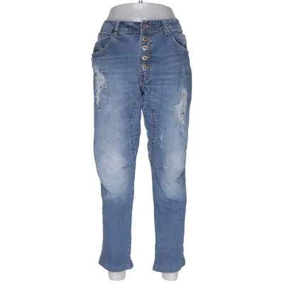 Jean (Bleu) de Denim Coton, Élasthane