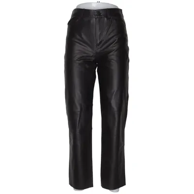 Läderbyxor (Svart) från H&M Skinn, Viskos