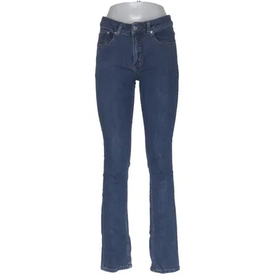 Jeans (Blau) von Velour Baumwolle, Elasthan