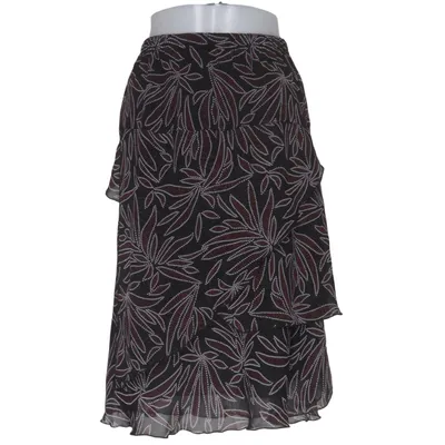 Skirt (Black, Multicolored) from Signature Experience Polyester