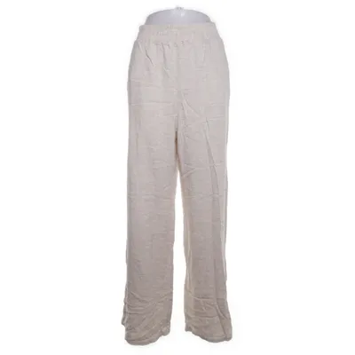 Palazzobyxor (Vit) från Sisters Point Viskos, Linne