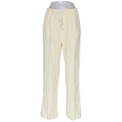 Pyjamasbyxor (Gul, Vit) från Mey Bomull, Polyester