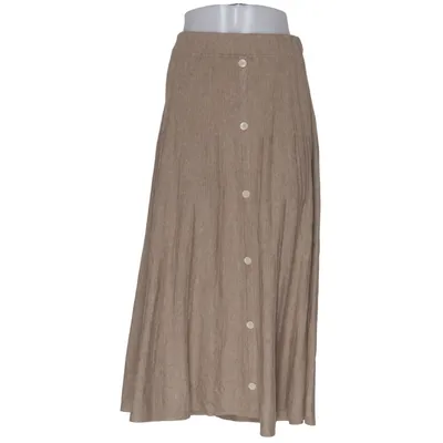 Maxi skirt (Beige) from Voyelles Polyamide, Viscose