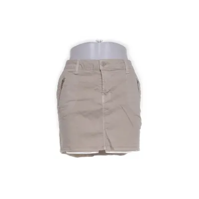 Jeansnederdel (Beige) fra J Brand Bomuld, Elastan