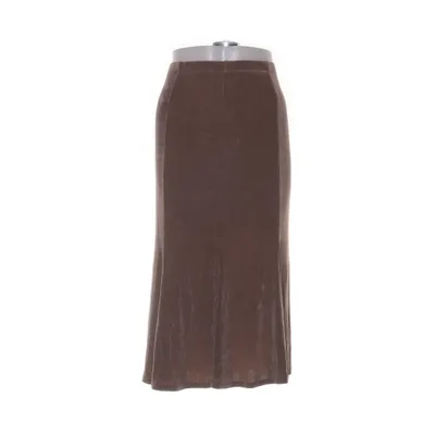 Maxi rok (Bruin) van Kim & Co Acetaat, Elastaan